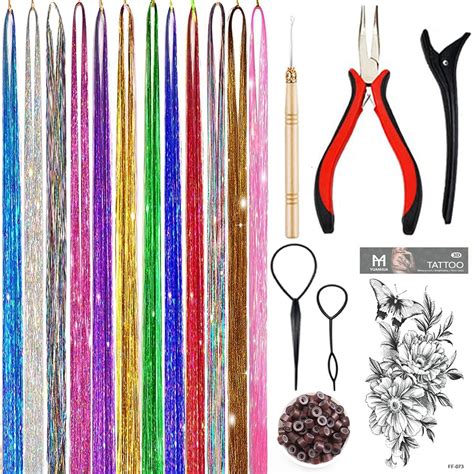 hair tinsel kit|hair tinseling do it yourself.